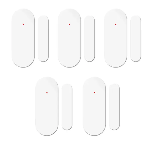 Sistem de securitate complet cu alarma Smart WiFi si detector fum, ecran tactil IPS 4.3&quot;, compatibila Tuya / SmartLife