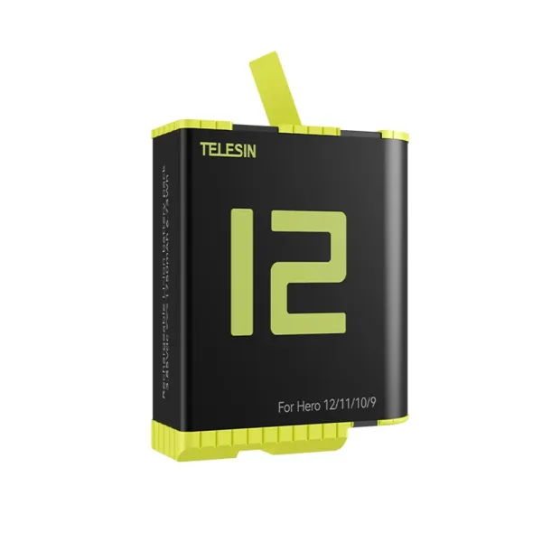 Bundle incarcator triplu si doua baterii compatibile GoPro Hero 12 / 11 / 10 / 9