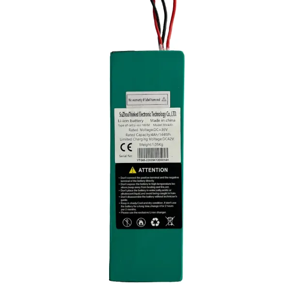 Acumulator Li-Ion 18650  36V 4Ah(144Wh) cu BMS, dimensiune 21.5x7x2.3x4 cm