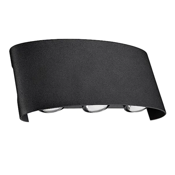 Aplica de perete dimabila LED 8W, Smart WiFi, RGB, 3000K-6500K, impermeabila IP65, 700lm compatibila Tuya/SmartLife