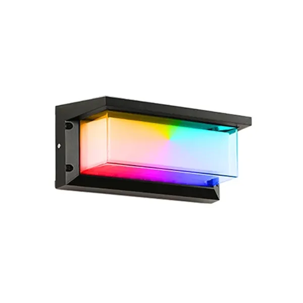 Aplica perete de exterior dimabila LED 20W, Smart WiFi, RGB, 3000K-6500K, IP65, 1800lm, compatibila Tuya/SmartLife Aplica perete de exterior dimabila LED 20W, Smart WiFi, RGB, 3000K-6500K, IP65, 1800lm, compatibila Tuya/SmartLife