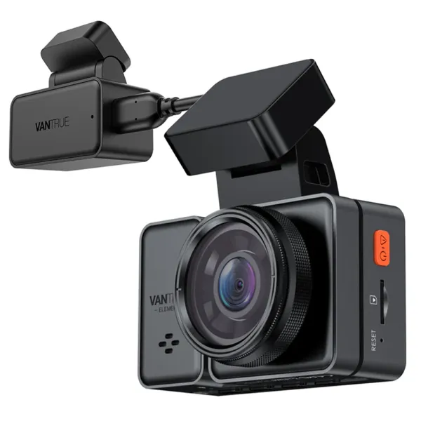 Camera auto duala Vantrue E2 fata-spate, WiFi 1944P/1440P WDR, telecomanda control vocal, Night Vision 320°, ecran 2.45", GPS, G-sensor si monitorizare parcare Camera auto duala Vantrue E2 fata-spate, WiFi 1944P/1440P WDR, telecomanda control vocal, Night Vision 320°, ecran 2.45", GPS, G-sensor si monitorizare parcare