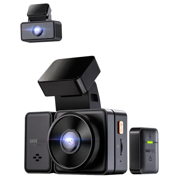 Camera auto duala Vantrue E2 fata-spate, WiFi 1944P/1440P WDR, telecomanda control vocal, Night Vision 320°, ecran 2.45", GPS, G-sensor si monitorizare parcare Camera auto duala Vantrue E2 fata-spate, WiFi 1944P/1440P WDR, telecomanda control vocal, Night Vision 320°, ecran 2.45", GPS, G-sensor si monitorizare parcare