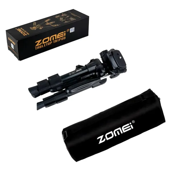 Mini trepied profesional Zomei Q100 Mini din aluminiu cu 3 sectiuni, cap panoramic, greutate maxima suportata 3 kg Mini trepied profesional Zomei Q100 Mini din aluminiu cu 3 sectiuni, cap panoramic, greutate maxima suportata 3 kg