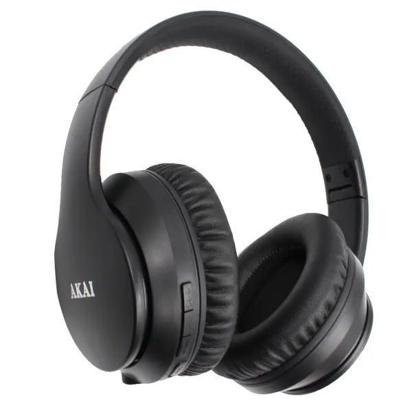 Casti wireless over-ear AKAI BTH-B6ANC cu Noise Cancelling, Bluetooth si Radio FM