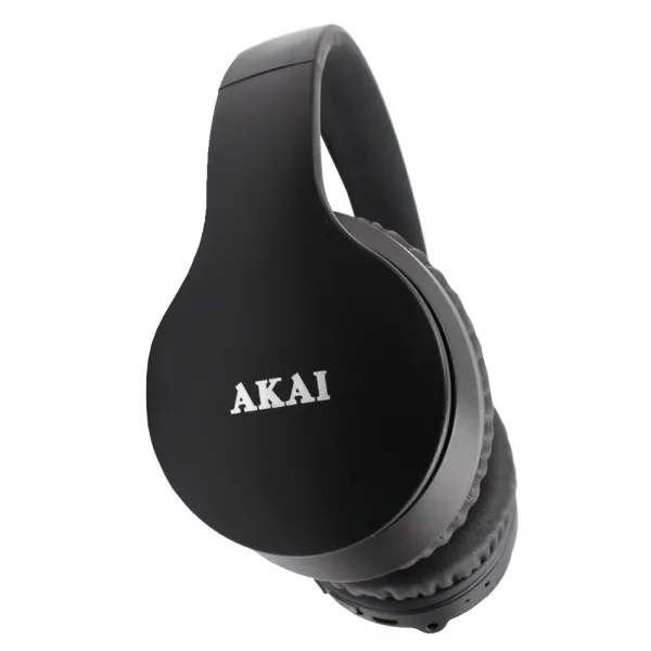 Casti wireless over-ear AKAI BTH-B6ANC cu Noise Cancelling, Bluetooth si Radio FM