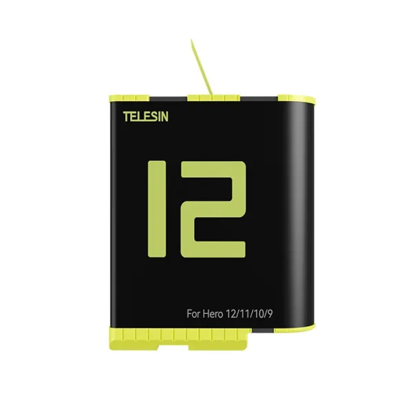 Baterie tip acumulator compatibila cu GoPro Hero 12, 11, 10, 9 - 1750 mAh Baterie tip acumulator compatibila cu GoPro Hero 12, 11, 10, 9 - 1750 mAh