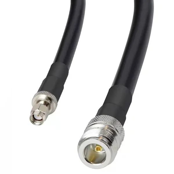 Cablu coaxial LMR400 3 metri, 50 Ohmi, pentru antene RP-SMA Male - N Female Cablu coaxial LMR400 3 metri, 50 Ohmi, pentru antene RP-SMA Male - N Female