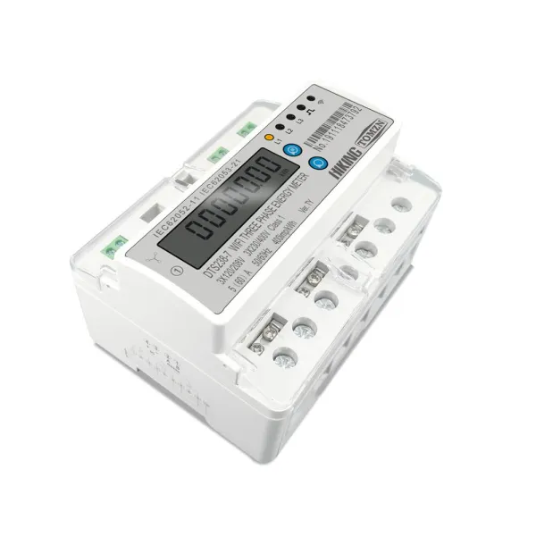 Contor trifazat inteligent WiFi pentru monitorizare energie electrica 110V 220V 50/60Hz, compatibil cu Tuya / Smartlife Contor trifazat inteligent WiFi pentru monitorizare energie electrica 110V 220V 50/60Hz, compatibil cu Tuya / Smartlife