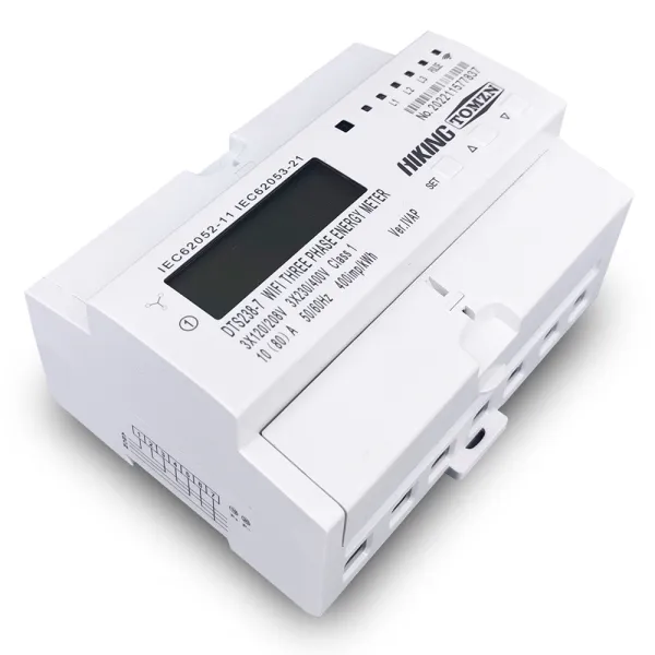 Contor trifazat inteligent IVAP, WiFi pentru monitorizare energie electrica 80A, multifunctional Contor trifazat inteligent IVAP, WiFi pentru monitorizare energie electrica 80A, multifunctional