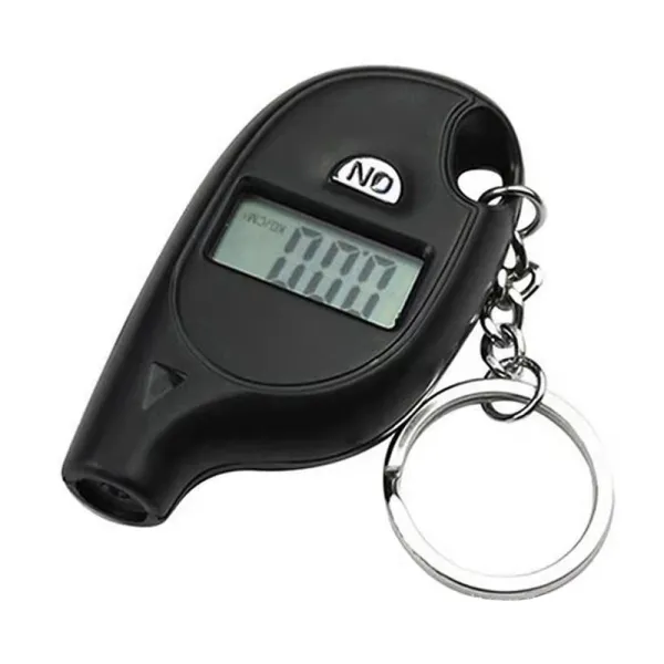 Manometru digital tip breloc pentru anvelope cu afisaj LCD, presiune 3-150 bari Manometru digital tip breloc pentru anvelope cu afisaj LCD, presiune 3-150 bari