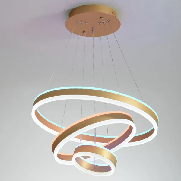 Aplica cu trei niveluri, 120W, lumina calda, rece si RGBl WiFi, compatibila Tuya, Smartlife, Alexa, Google Assistant