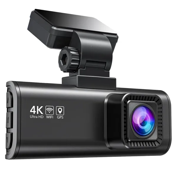 Camera auto de bord fata-spate REDTIGER F7N 4K+FHD, WiFi, Night Vision, 170°, ecran IPS 3.18&quot;, GPS, aplicatie dedicata, G-sensor si monitorizare parcare