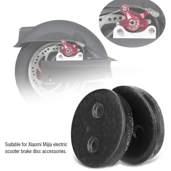 Set placute de frana semi-metalice compatibile cu trotinetele electrice Xiaomi, RYDE Set placute de frana semi-metalice compatibile cu trotinetele electrice Xiaomi, RYDE