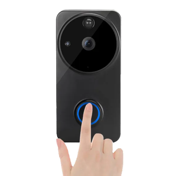 Sonerie video inteligenta L9, WiFi cu unitate interioara, card 32Gb si baterii, compatibila Tuya, Alexa, Google Assistant