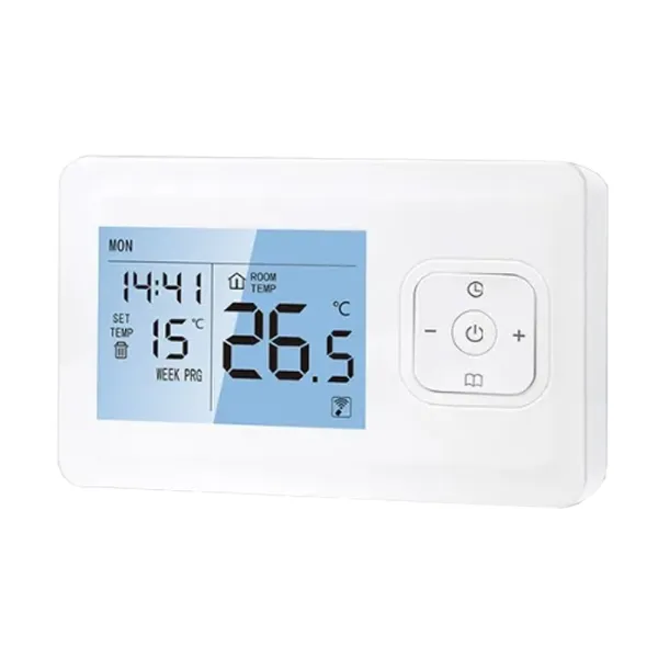 Termostat de ambient inteligent Smart WiFi, ME901 cu receptor compatibil cu centrale pe gaz, compatibil Tuya / SmartLife