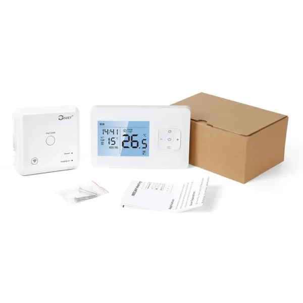 Termostat de ambient inteligent Smart WiFi, ME901 cu receptor compatibil cu centrale pe gaz, compatibil Tuya / SmartLife