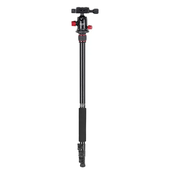 Trepied si monopod 3 in 1 din aluminiu, 40 - 138 cm, cap cu bila si sistem Quick Release Trepied si monopod 3 in 1 din aluminiu, 40 - 138 cm, cap cu bila si sistem Quick Release