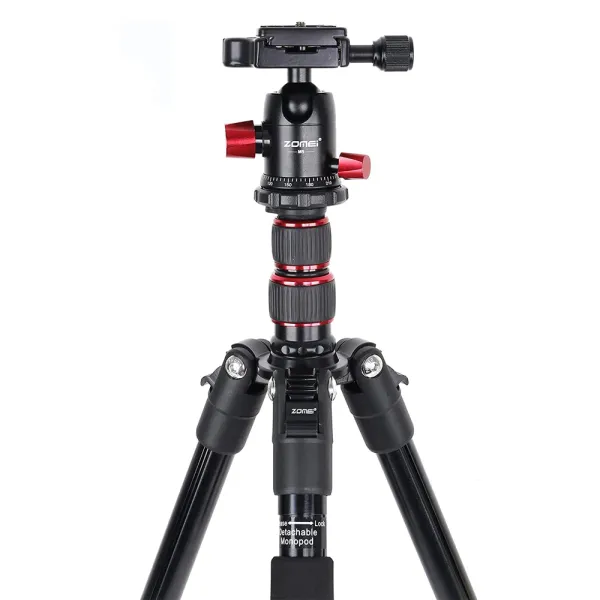 Trepied si monopod 3 in 1 din aluminiu, 40 - 138 cm, cap cu bila si sistem Quick Release Trepied si monopod 3 in 1 din aluminiu, 40 - 138 cm, cap cu bila si sistem Quick Release