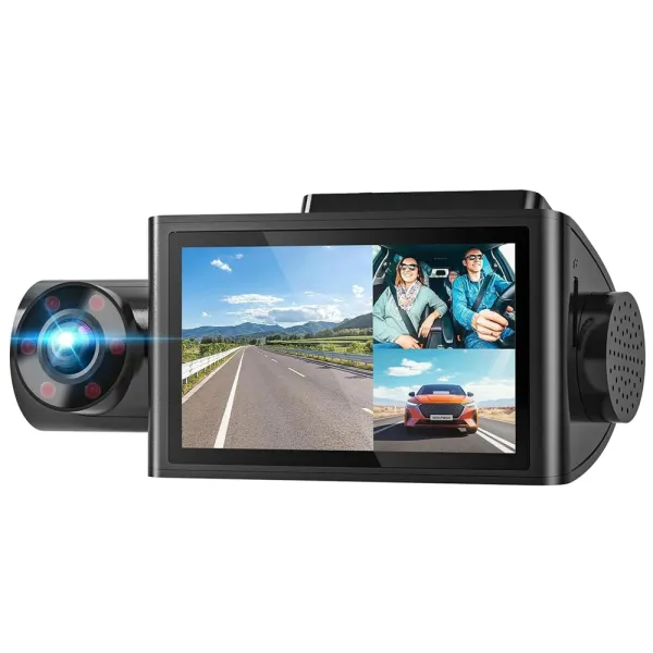 Camera auto de bord Wolfbox i07 4K+1080P, WiFi, Super IR Night Vision, 150°, ecran 3", GPS, aplicatie dedicata, G-sensor si monitorizare parcare Camera auto de bord Wolfbox i07 4K+1080P, WiFi, Super IR Night Vision, 150°, ecran 3", GPS, aplicatie dedicata, G-sensor si monitorizare parcare
