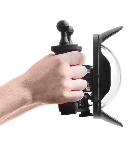 Dome pentru filmari subacvatice cu stabilizator pentru Hero 4 /3 si 3+ (Negru)