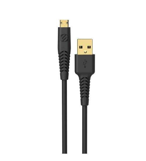 Cablu strikeLINE™ Heavy Duty microUSB reversibil (Negru, 1.22 m)