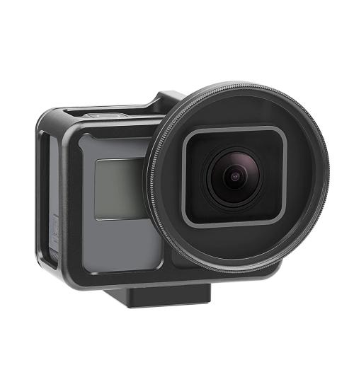 Carcasa de protectie cu lentila UV 52 mm pentru GoPro Hero 5, 6, 7