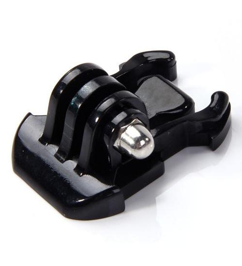 Cleme de fixare "QR Buckle" x 1 Widjit, cu surub pentru camere video sport (Negru)