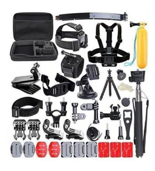 Kit accesorii 40 in 1 universal pentru camere de actiune