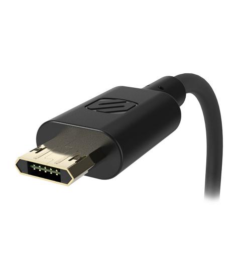 StrikeDRIVE™ incarcator de masina micro USB reversibil EZTIP™ (Negru)