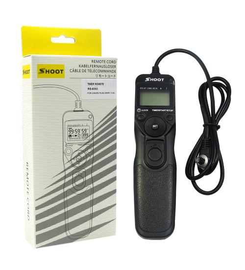 Telecomanda pentru DSLR Canon EOS (Negru)