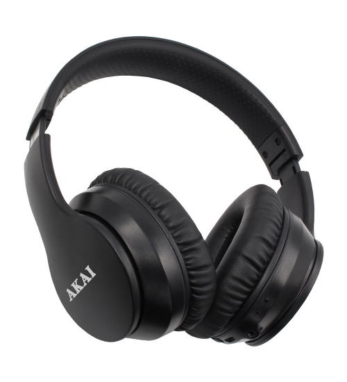 Casti wireless over-ear AKAI BTH-B6ANC cu Noise Cancelling, Bluetooth si Radio FM