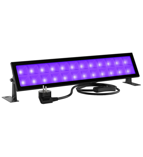 Bara decorativa LED RGB+UV 48W Smart WiFi, impermeabila IP66 si sincronizare dupa muzica