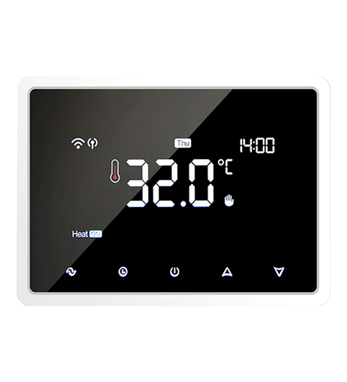 Termostat de ambient inteligent Smart WiFi, receptor compatibil cu centrale pe gaz, compatibil Tuya / SmartLife