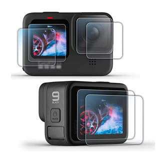 Folie protectie din sticla securizata compatibila cu GoPro Hero 9, Hero 10