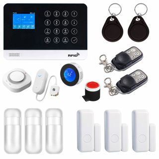 Sistem complet de alarma, senzori si detectoare SMART WiFi, compatibil Tuya / Smart Life