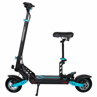 Trotineta electrica pliabila RYDE 800 Warrior cu scaun - seria 10", clasa protectie IP54, 800W/48V/18Ah viteza maxima 60Km/h, autonomie 70km