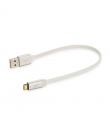flatOUT LED cablu micro USB reversibil EZTIP™ (Alb, 25 cm)