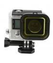 Filtru colorat pentru filmari subacvatice compatibil Gopro hero 3+ / 4, SJCAM