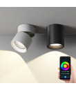 Spot de tavan pliabil si dimabil LED 12W, Smart WiFi, RGB, 3000K-6500K, IP44, 960lm, compatibil Tuya/SmartLife