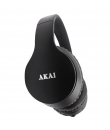 Casti wireless over-ear AKAI BTH-B6ANC cu Noise Cancelling, Bluetooth si Radio FM