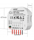 Releu inteligent smart WiFi cu 4 canale, DIY, compatibil Tuya/SmartLife