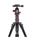 Trepied si monopod 3 in 1 din aluminiu, 40 - 138 cm, cap cu bila si sistem Quick Release