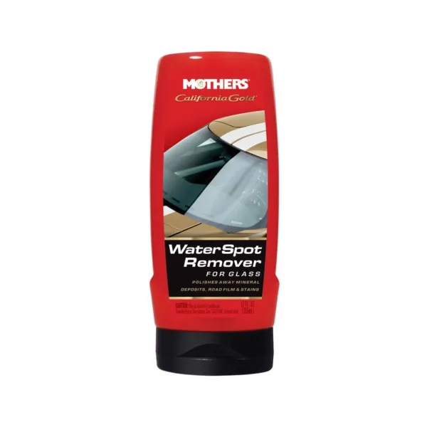 Mothers California Gold – Solutie puternica pentru indepartarea petelor de apa dura de pe sticla exterioara, 355ml