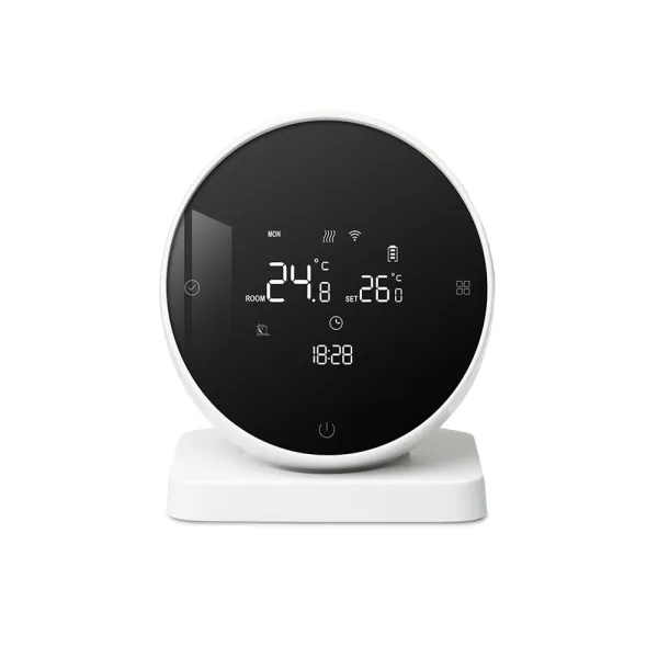 Termostat wireless WiFi pentru incalzire centrala pe gaz, cu baterie, control prin aplicatie si asistent vocal