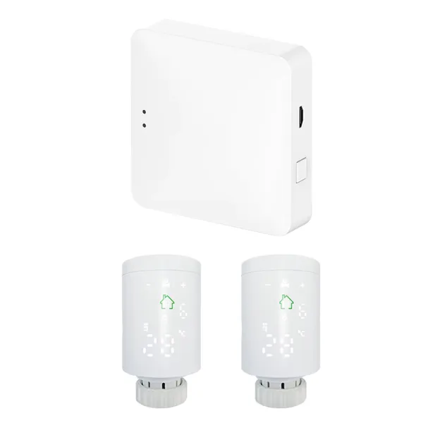 Bundle Gateway Hub + 2 Capete Termostatice Smart WiFi