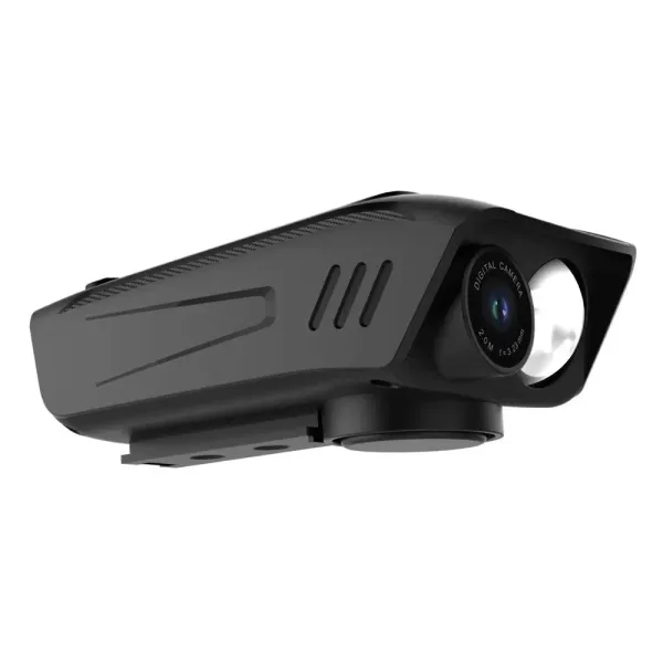 Dispozitiv 3 in 1 cu camera DVR, far LED si claxon pentru bicicleta, trotineta, motocicleta