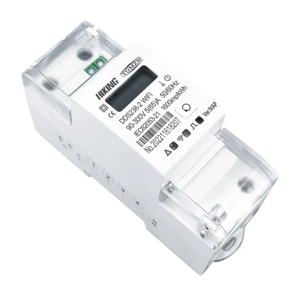 Contor monofazat bidirectional inteligent IVAP, WiFi pentru monitorizare energie electrica 65A, multifunctional