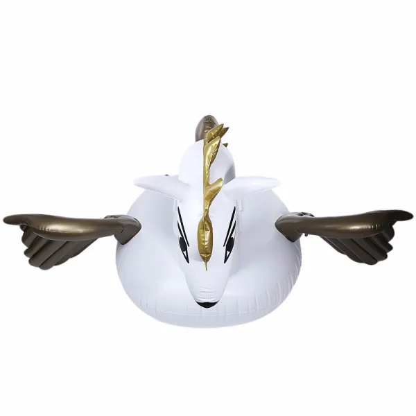 Saltea gonflabila mare - Pegasus (Alb / Auriu)