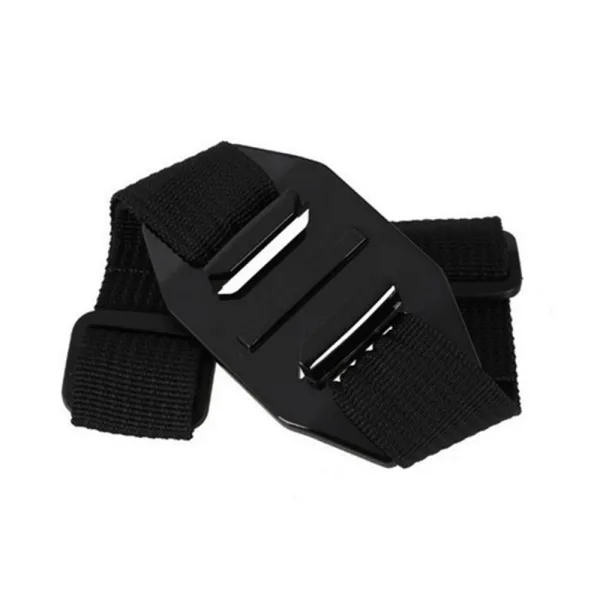 Curea de prindere pe casca Widjit compatibila cu camere video sport (Negru)